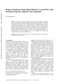 Design of Endlessly Single Mode Photonic Crystal Fibers with