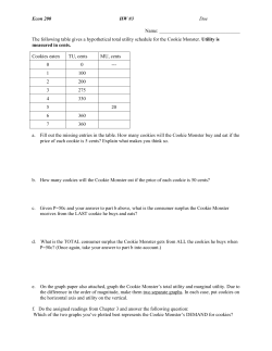 The following table gives a hypothetical total utility schedule for