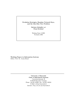 Evolution Strategies, Random Network Keys, and the One