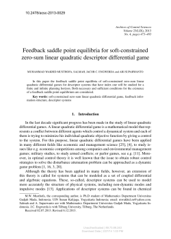 Feedback saddle point equilibria for soft-constrained zero