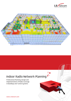 Indoor Radio Network Planning