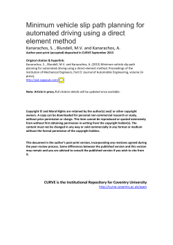 Minimum vehicle slip path planning for automated driving using a