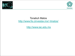 T. Matos and F. Siddhartha Guzm&aacute;n