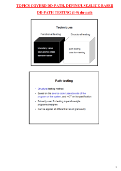 DD-Path graph of the commission problem