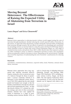 Moving Beyond Deterrence: The Effectiveness of Raising the