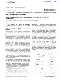 RSC Communication Template (Version 3.2)
