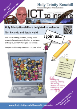 Holy Trinity Rosehill (VA) - Northern Grid for Learning