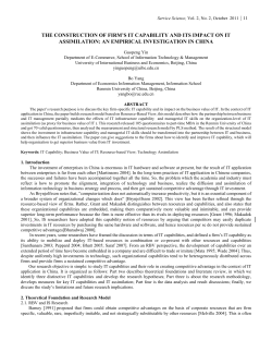the construction of firm`s it capability and its impact on it assimilation