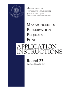 MPPF Round 23 Instructions - Secretary of the Commonwealth