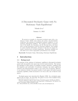 A Discounted Stochastic Game with No Stationary Nash Equilibrium