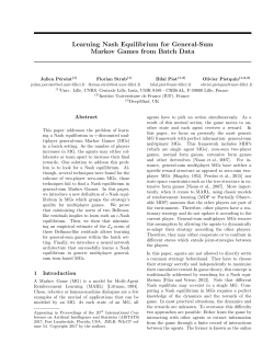 Learning Nash Equilibrium for General