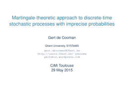 Martingale-theoretic approach to discrete-time