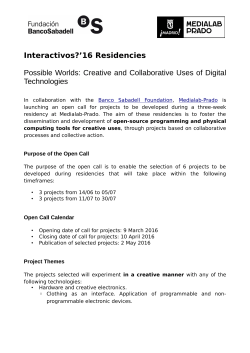 Interactivos?`16 Residencies Possible Worlds