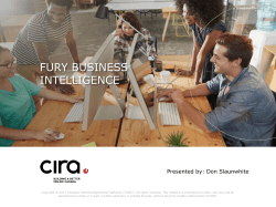 Fury Business Intelligence - ccNSO