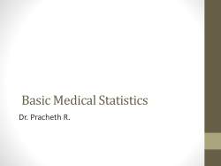 Health Information and Basic Medical Statistics