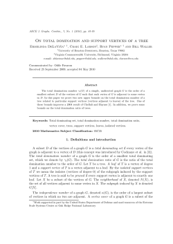 On total domination and support vertices of a tree
