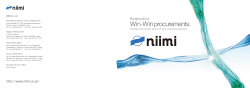 Bringing about win-win procurements.
