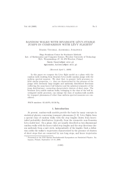 random walks with bivariate l&eacute;vy-stable jumps in comparison with