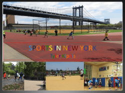 Sports In New York - The Manhattan New School Projects Page