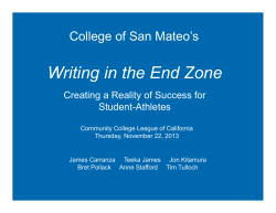 Writing in the End Zone