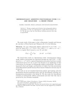 ORTHOGONALLY ADDITIVE POLYNOMIALS OVER C(K) ARE