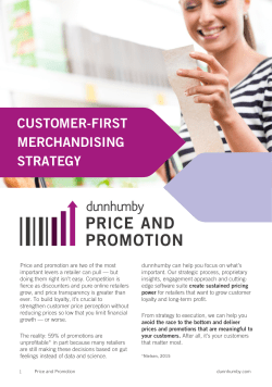 customer-first merchandising strategy