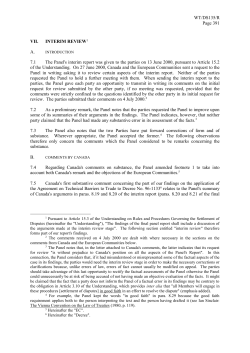 project - World Trade Organization