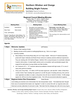 BBF Minutes 5.17.16 - Building Bright Futures