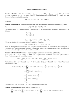 SOLUTIONS Solution to Problem 6.2.2. Assume that P 1
