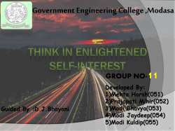 thinking elightened self-intrest