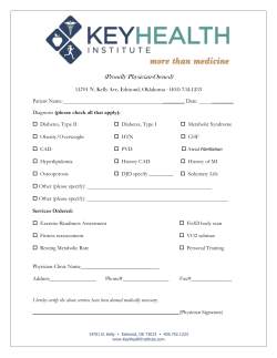 Key Health Institute of Edmond 14701 N Kelly Ave, Edmond * (405