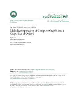 Multidecompositions of Complete Graphs into a Graph Pair of Order 6