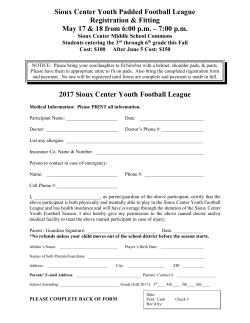 Northwest Youth Padded Football League