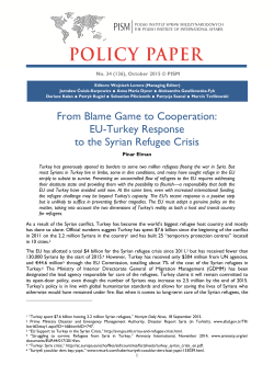 From Blame Game to Cooperation: EU-Turkey Response