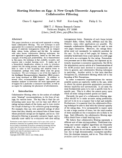 Horting Hatches an Egg: A New Graph