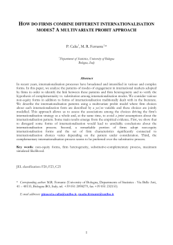 How do firms combine different internationalization modes?