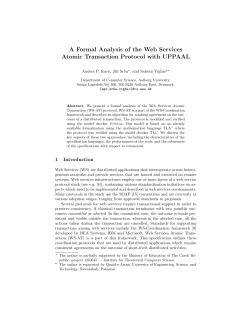 A Formal Analysis of the Web Services Atomic Transaction Protocol