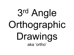 Orthographic Drawings - Learning on the Loop