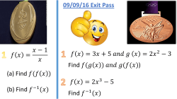 09/09/16 Exit Pass = &minus; 1 (a) Find (     ) (b) Find (    )