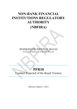 PFR10_Conduct Expected of Board of Trustees