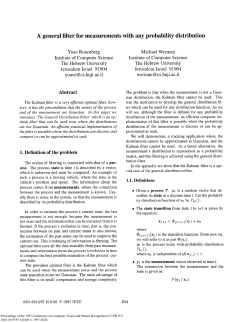 A general filter for measurements with any probability distribution
