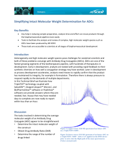 Simplifying Intact Molecular Weight Determination for ADCs