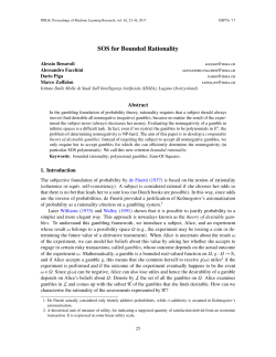 SOS for Bounded Rationality