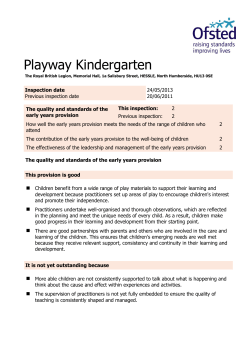 Playway Kindergarten
