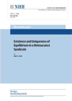Existence and Uniqueness of Equilibrium in a