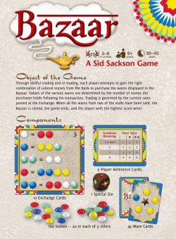 Object of the Game Components