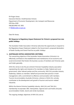 Australian Hotels Association Vic (DOCX 320.6 KB)