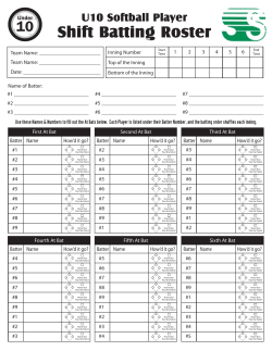 Batting Order