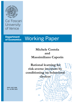 Rational learning for risk-averse investors by