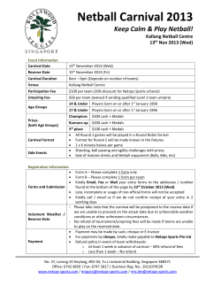 Bollywood Veggies 2013 Registration Forms